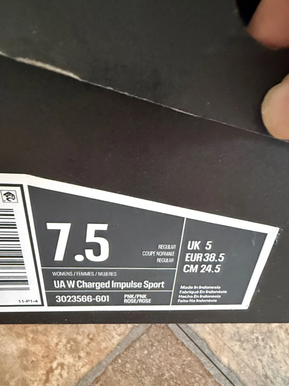 Under Armour Pink Women's Athletic Shoes - Picture 2 of 4